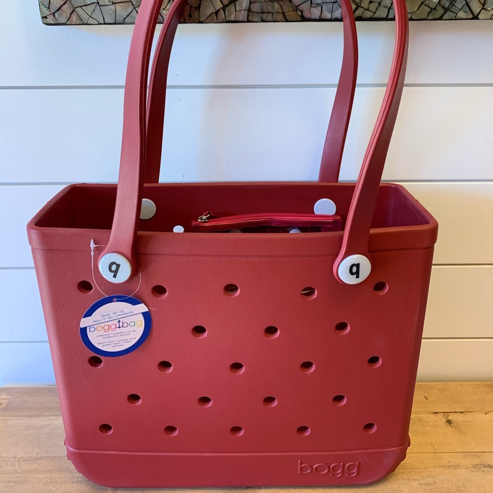 Brand new WITH TAGS! Baby BOGG bag! Burgundy.